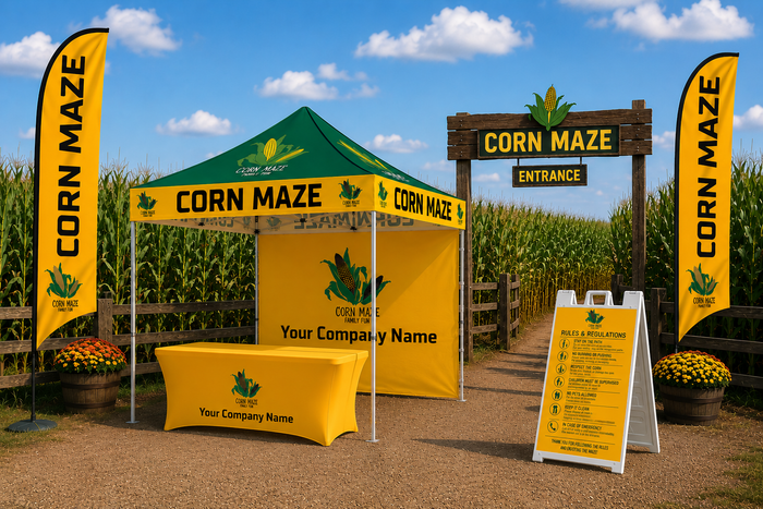 Corn Maze Entrance and Admissions