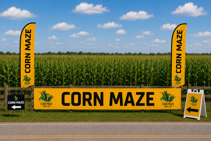 Corn Maze Roadside Visibility Package