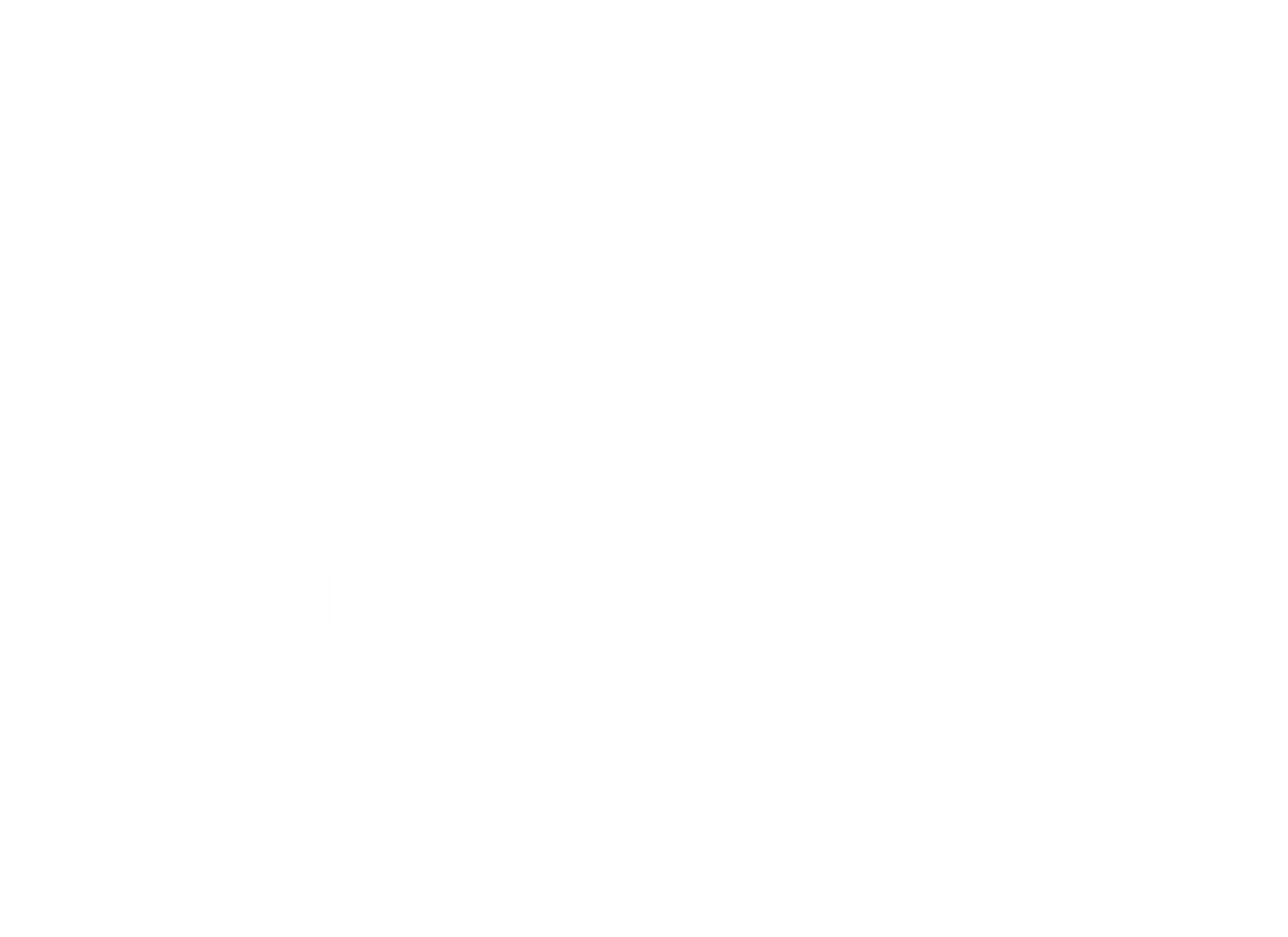 Harvest Display Co Logo in White with clear background