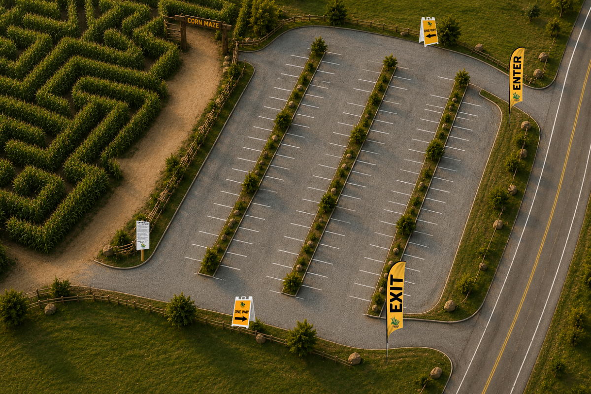 Parking Lot Signage & Traffic Management Package