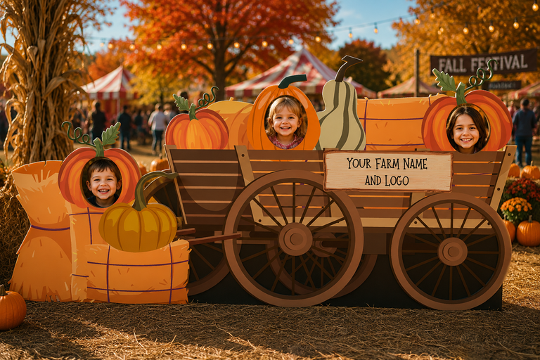 Pumpkin Patch Face Cutout, Selfie