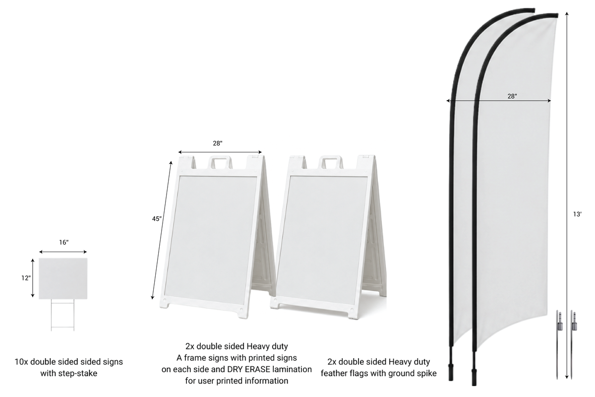 U Pick Row Identification & Wayfinding Package