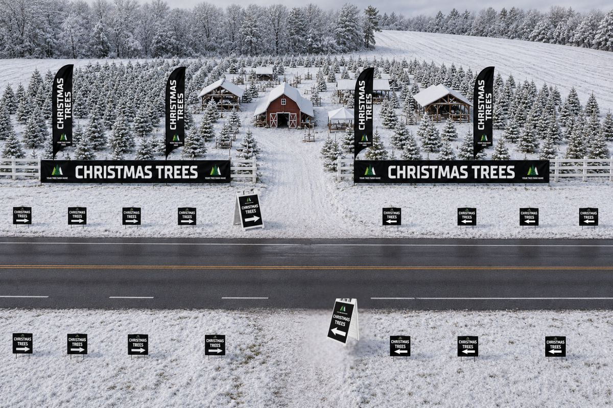 Christmas Tree Farm Roadside Visibility Package