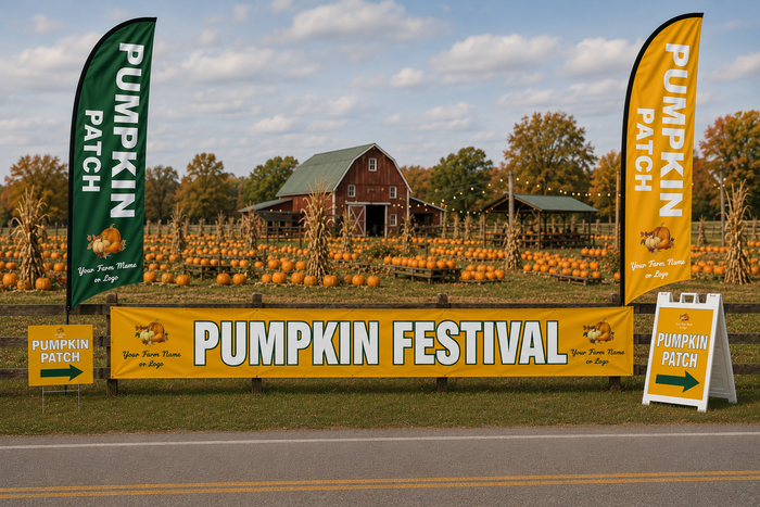 Pumpkin Patch Roadside Visibility Package