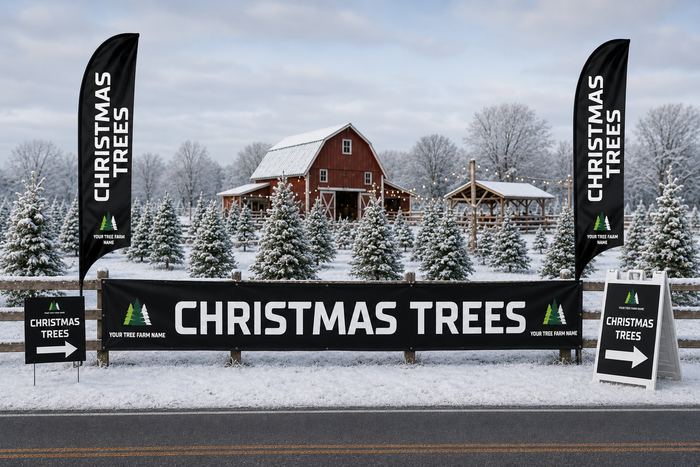 Christmas Tree Farm Roadside Visibility Package
