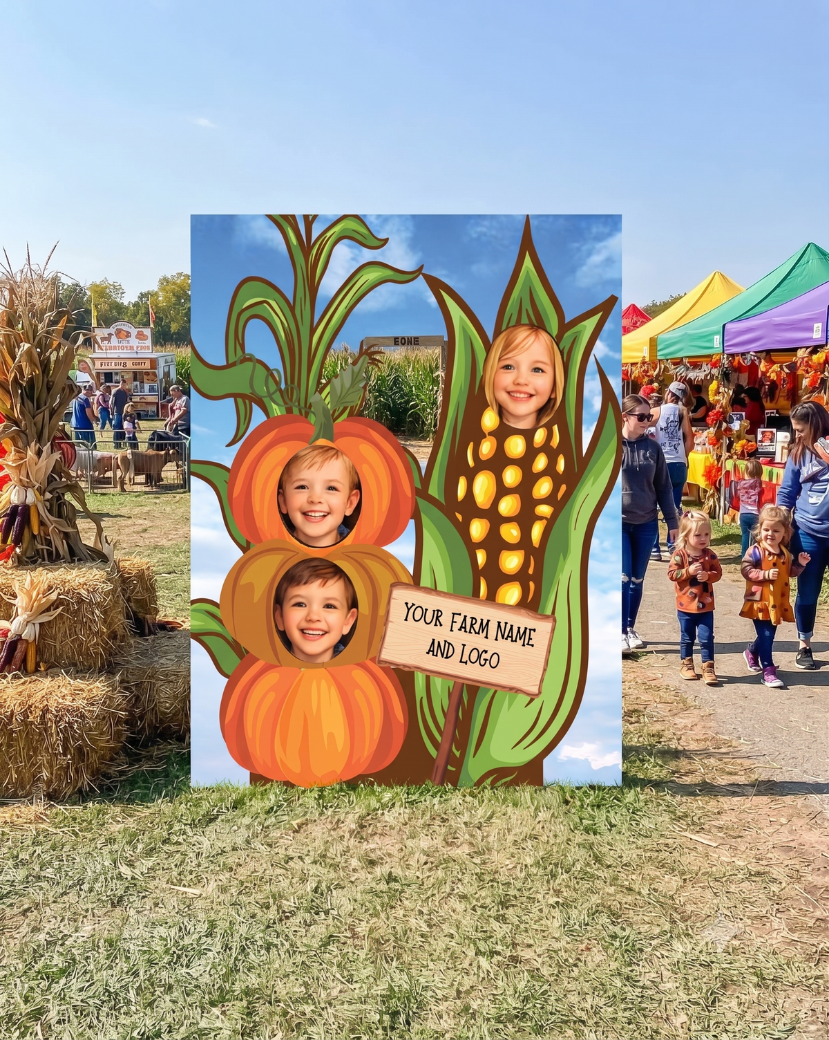 Pumpkin Patch Photo Opportunity Displays